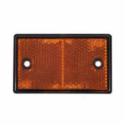 Durite 0-507-10 89mm Amber Reflector Reflector 2 Hole Fixing PN: 0-507-10